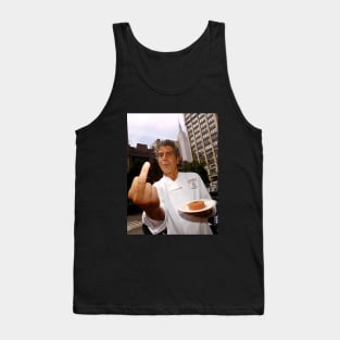 Anthony Bourdain middle finger Tank Top